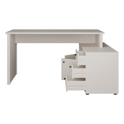 Biurko z komodą Archbox T2KB231L piaskowy