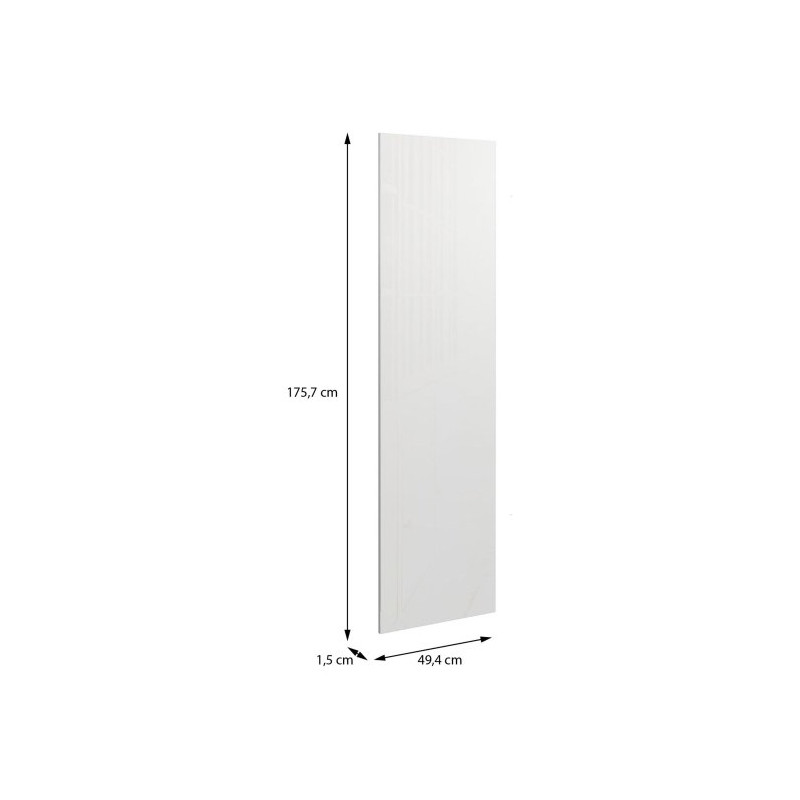 Drzwi do korpusu szafy Moduklix 49 cm | kolor biały połysk