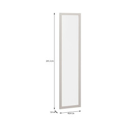 Szklane drzwi z ramką Moduklix MKXR80G1 piaskowy