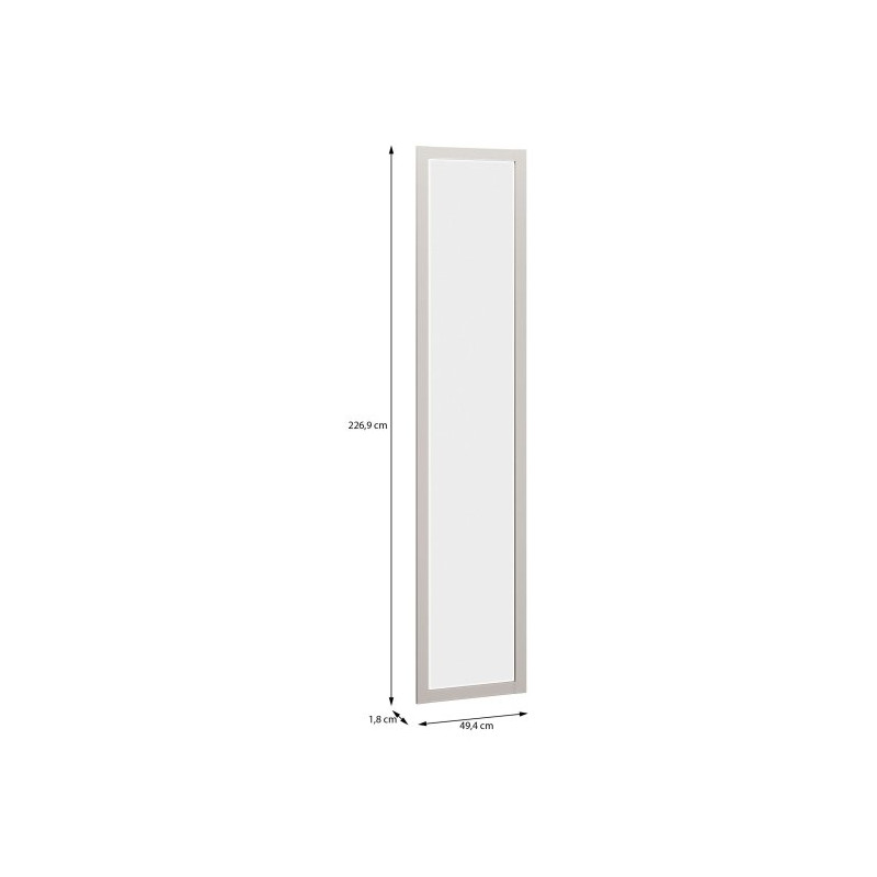Szklane drzwi z ramką Moduklix MKXR90G1 piaskowy