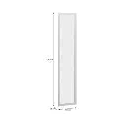 Szklane drzwi z ramką Moduklix MKXR90G1 biały