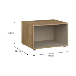 Podstawka do szafy 50 cm Moduklix | kolor dąb mauvella