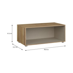 Podstawka do szafy 100 cm Moduklix | kolor dąb mauvella