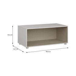 Podstawka do szafy 100 cm Moduklix | kolor biały