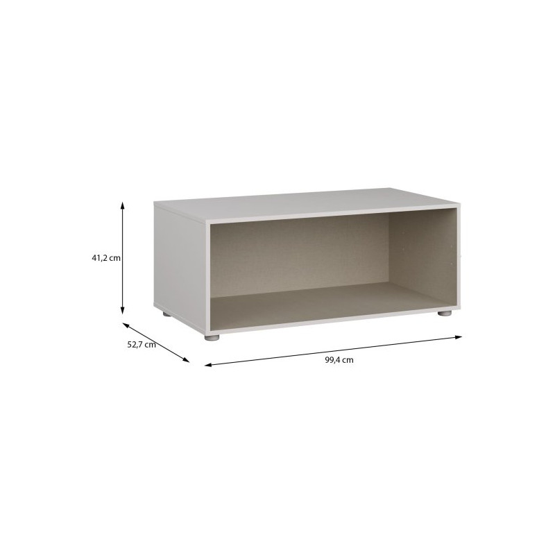 Podstawka do szafy 100 cm Moduklix | kolor biały