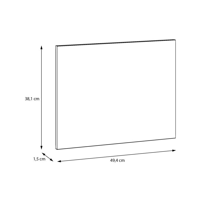Drzwi do podstawki szafy 50 cm Moduklix | kolor dąb cabezone