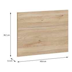 Drzwi do podstawki szafy 50 cm Moduklix | kolor dąb mauvella