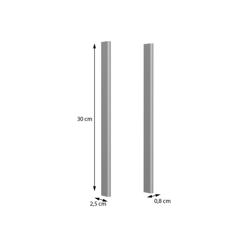 Zestaw 2 uchwytów Moduklix aluminium | domowanie.pl