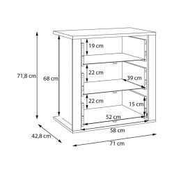 Kontenerek do szafy Moduklix MKXD771EC | domowanie.pl