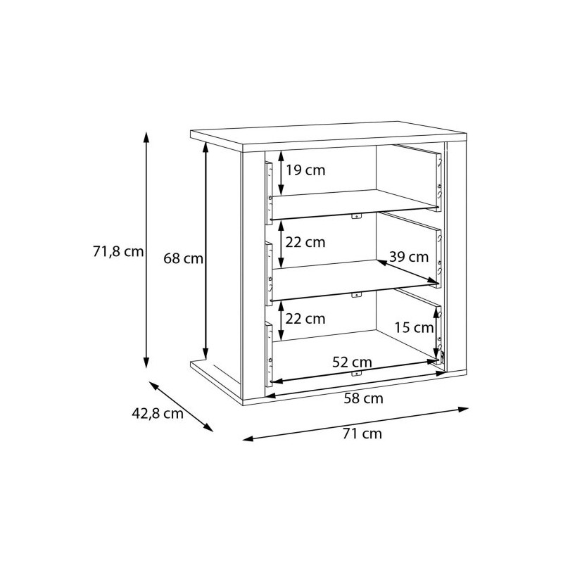 Kontenerek do szafy Moduklix MKXD771EC | domowanie.pl