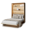 Półkotapczan elektryczny pionowy z zagłówkiem 140 Bed Concept BC-36 dąb artisan