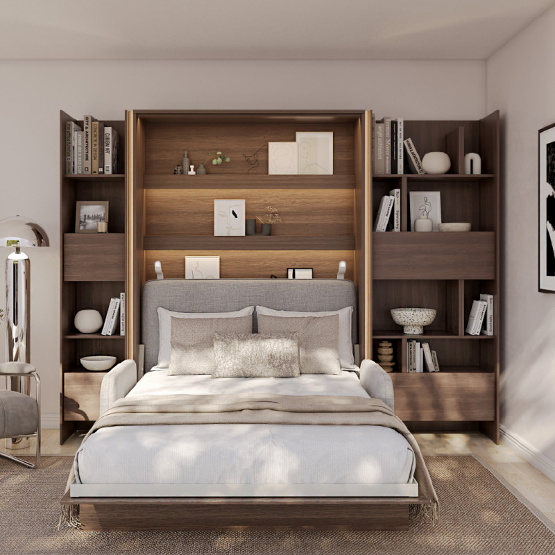 Półkotapczan Pionowy BED CONCEPT BC-01 140x200 Dąb Dunin