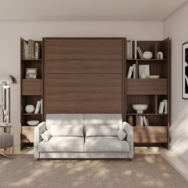 Półkotapczan Pionowy BED CONCEPT BC-01 140x200 Dąb Dunin