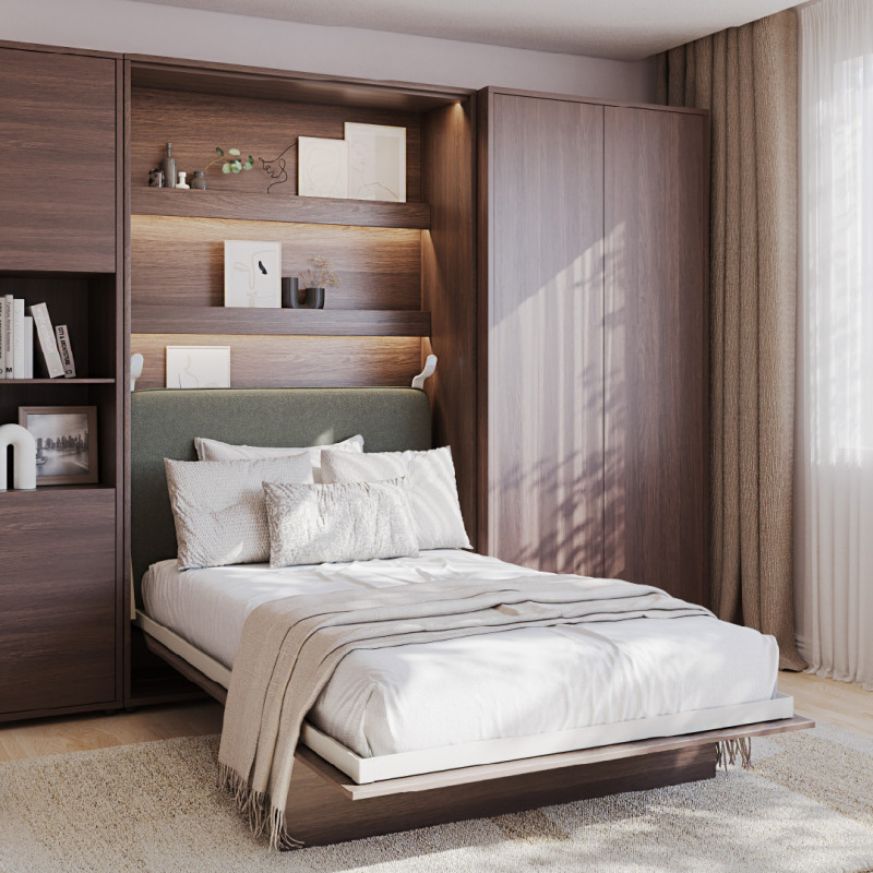 Półkotapczan Pionowy BED CONCEPT BC-02 120x200 dąb dunin
