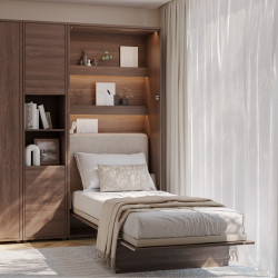 Półkotapczan Pionowy BED CONCEPT BC-03 90X200 dąb dunin
