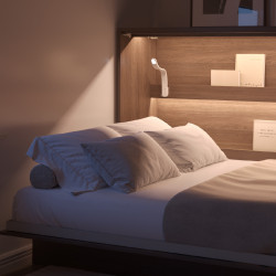 Półkotapczan Poziomy BED CONCEPT BC-04 140X200 dąb dunin