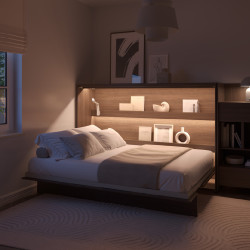 Półkotapczan Poziomy BED CONCEPT BC-05 120x200 dąb dunin