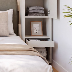 Dostawka BED CONCEPT BC-07 do półkotapczanu pionowego Lenart Kaszmir - domowanie.pl