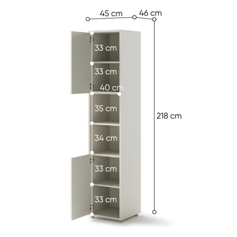 Dostawka BED CONCEPT BC-08 do półkotapczanu pionowego Kaszmir