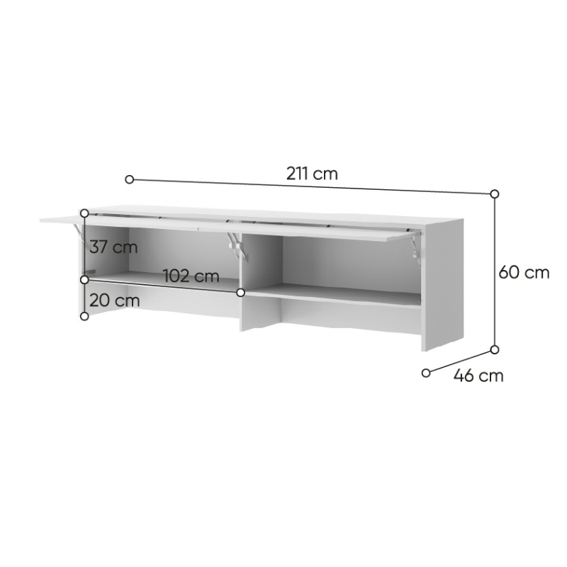 Nadstawka BED CONCEPT BC-09 do półkotapczanu poziomego 140x200 Lenart  -