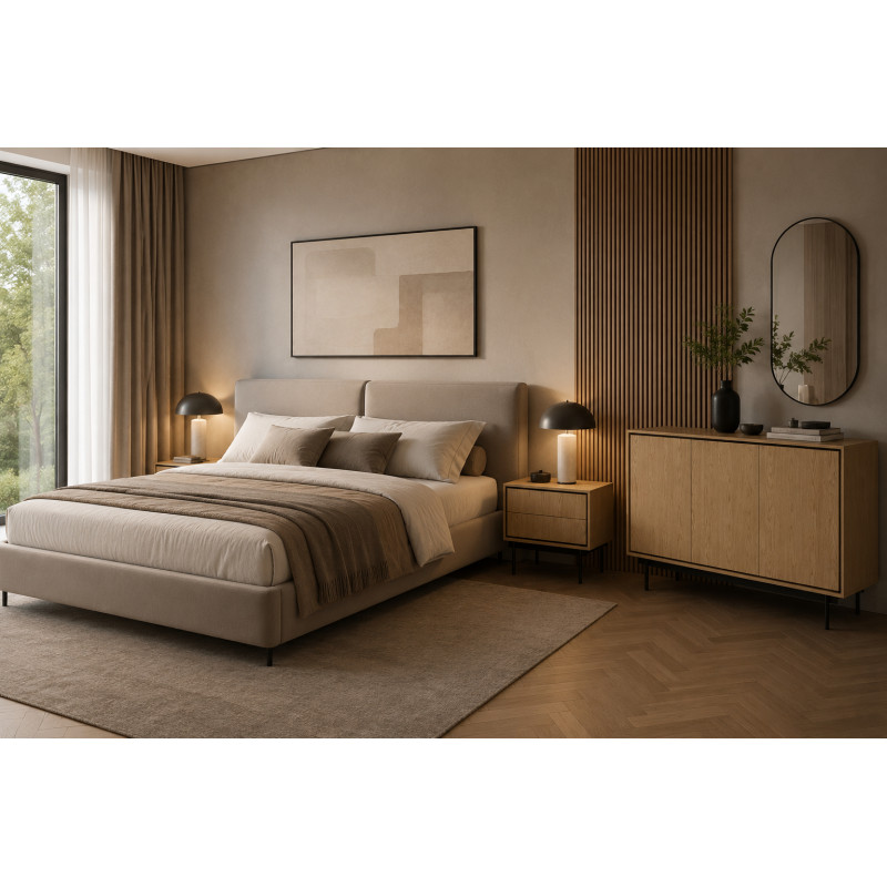 Komoda Deco K3D 150 cm Dąb Baltic Dune | Domowanie.pl