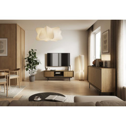 Szafka RTV Deco150 z półką szklaną | Kup teraz