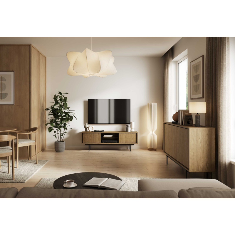Szafka RTV Deco150 z półką szklaną | Kup teraz