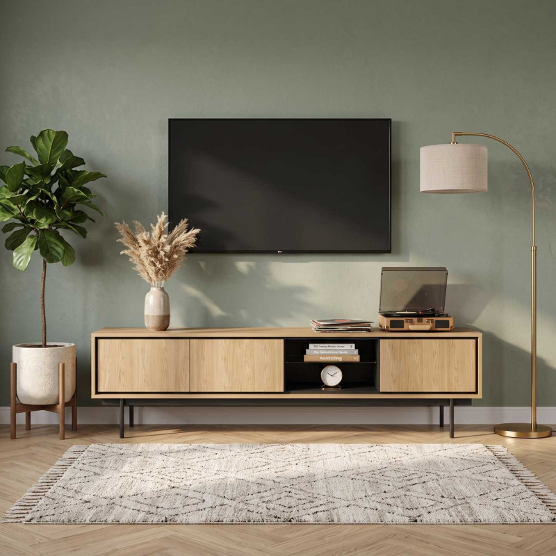 Stolik RTV Deco 200 Dąb Baltic Dune | Domowanie.pl