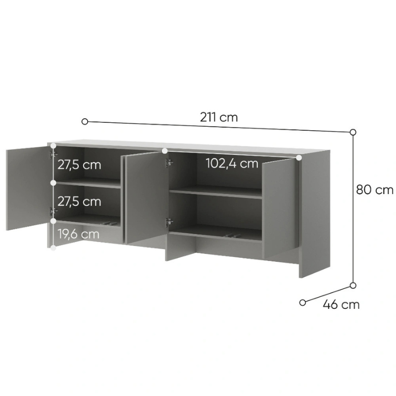 Nadstawka BED CONCEPT BC-10 do półkotapczanu poziomego 120x200 Lenart  -