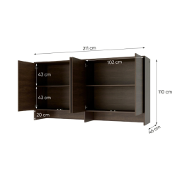 Nadstawka BED CONCEPT BC-11 do półkotapczanu poziomego 90x200 Lenart  -