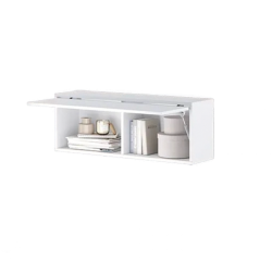 Nadstawka BED CONCEPT BC-29 do półkotapczanu poziomego biały połysk