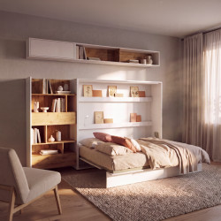 Nadstawka BED CONCEPT BC-29 do półkotapczanu poziomego biały połysk
