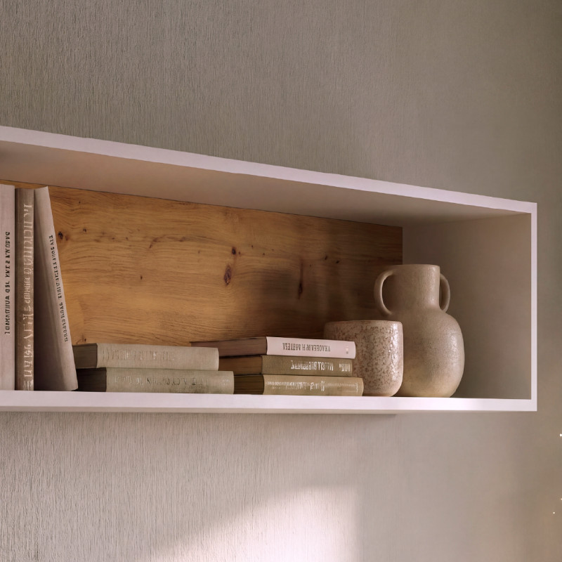 Nadstawka BED CONCEPT BC-29 do półkotapczanu poziomego biały połysk