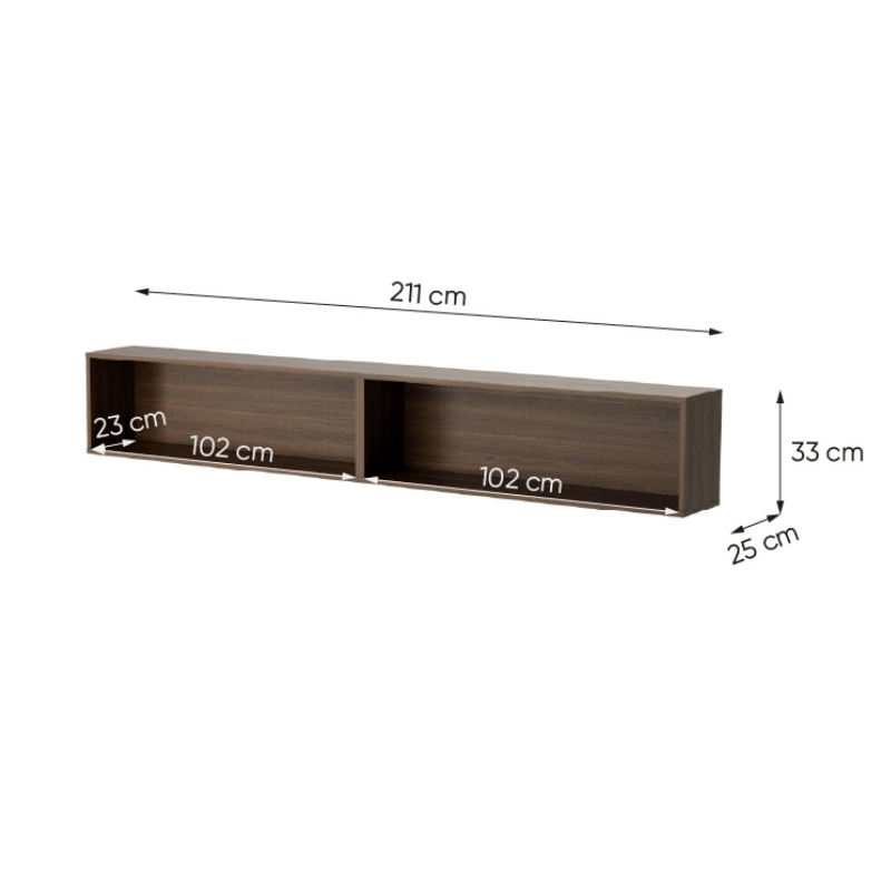 Nadstawka BED CONCEPT BC-30 dąb dunin - domowanie.pl