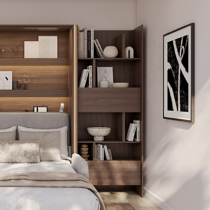 Regał BED CONCEPT BC-22 do półkotapczanu Lenart dąb dunin