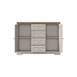 Komoda 4S2D Kora Plus Kaszmir/Mavelie Oak Gała Meble