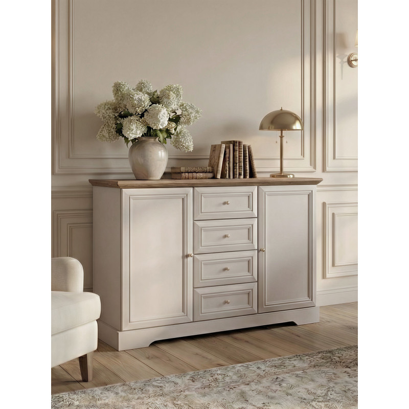 Komoda Kora Plus KK3 kaszmir Mavelie Oak | Domowanie.pl