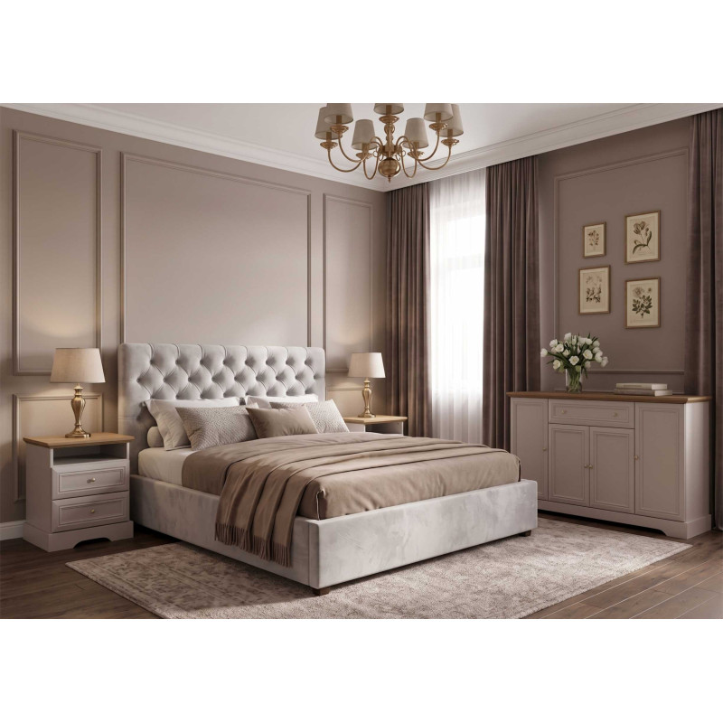 Komoda Kora Plus KK4 kaszmir Mavelie Oak | Domowanie.pl