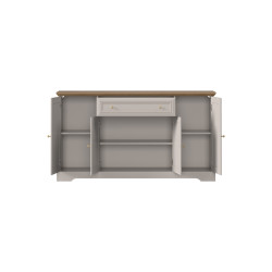 Komoda 1S4D Kora Plus Kaszmir/Mavelie Oak Gała Meble