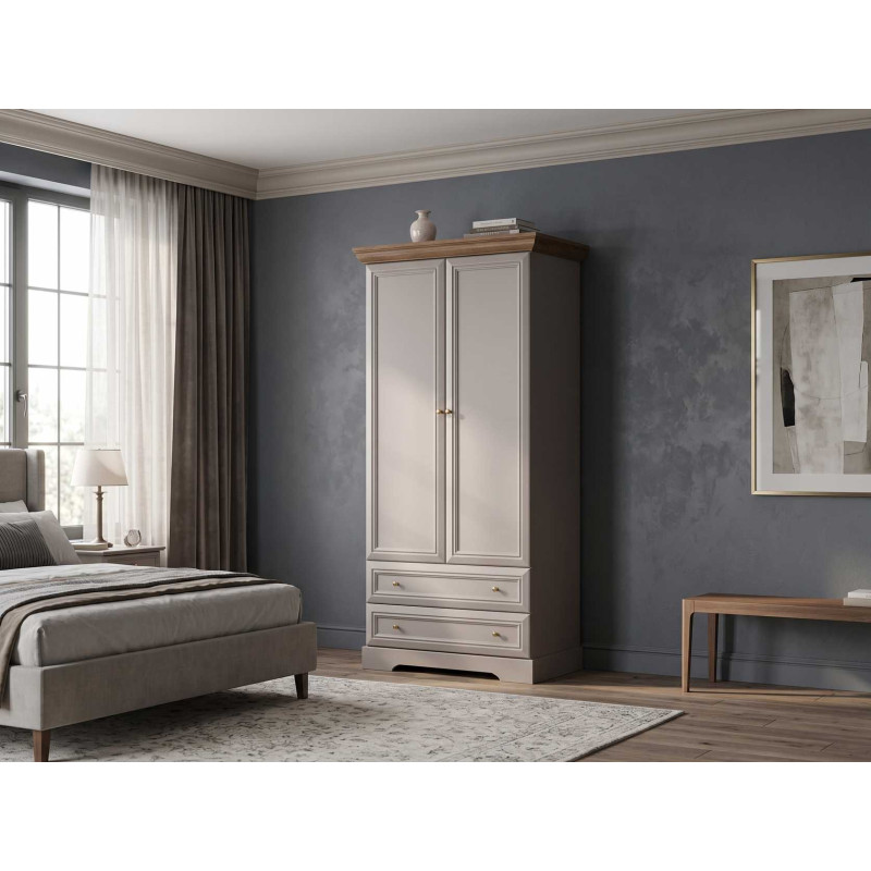 Szafa Kora Plus KS1 kaszmir Mavelie Oak | Domowanie.pl