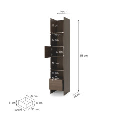 Regał BED CONCEPT BC-23 do półkotapczanu Lenart dąb dunin
