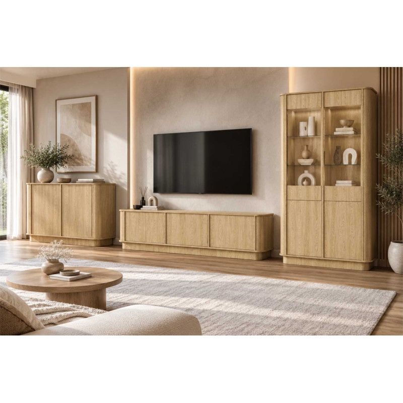 Witryna Ringo W2D Baltic Dune 108 cm | Domowanie.pl