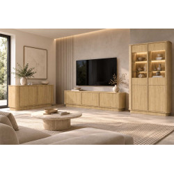 Witryna Ringo W2D Baltic Dune 108 cm | Domowanie.pl