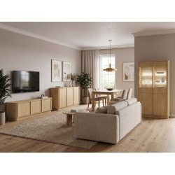 Witryna Ringo W2D Baltic Dune 108 cm | Domowanie.pl