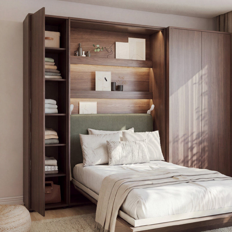 Szafa BED CONCEPT BC-21 Lenart dąb dunin - domowanie.pl