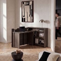 Biurko WORK CONCEPT SLIM Lenart  dąb dunin - domowanie.pl