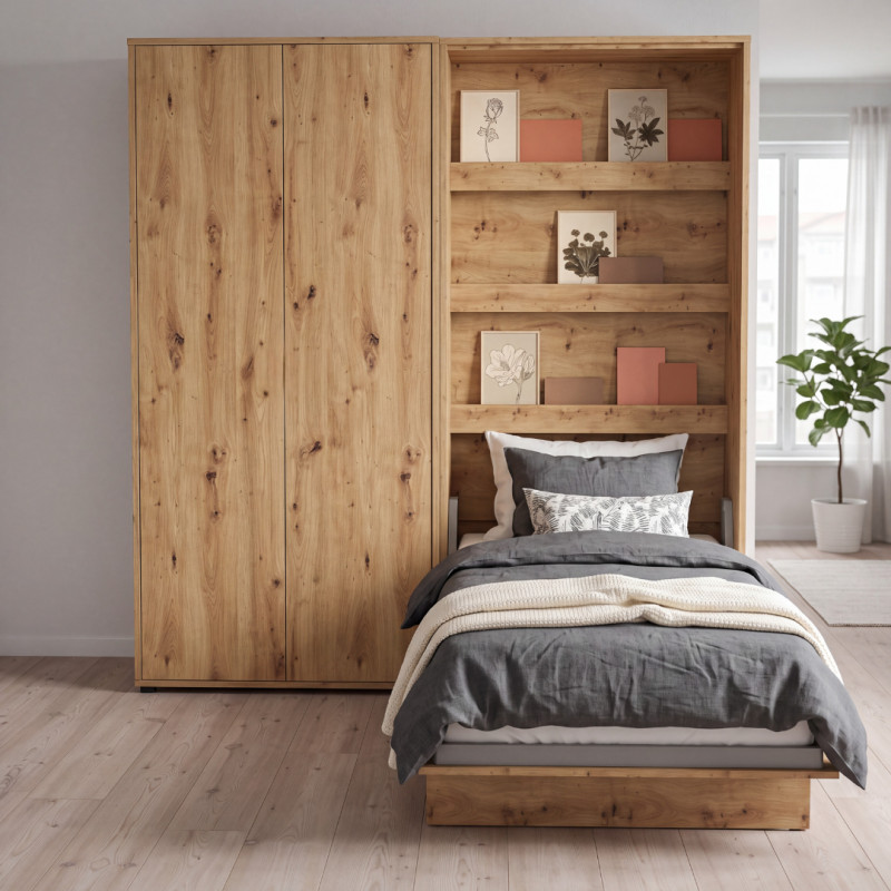 Szafa BED CONCEPT BC-20 Lenart dąb artisan - domowanie.pl