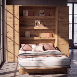 Szafa BED CONCEPT BC-21 Lenart dąb artisan - domowanie.pl