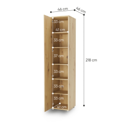 Szafa BED CONCEPT BC-21 Lenart dąb artisan - domowanie.pl