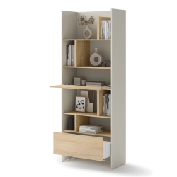 Regał BED CONCEPT BC-22 do półkotapczanu Lenart Kaszmir/Dąb Nagano